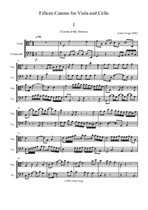 15 Canons for Viola and Cello