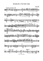 Sonata No.4 for Solo Viola