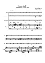 Korobeiniki (flute, bandoneon, bass and piano)