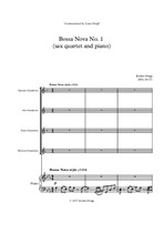 Bossa Nova No.1 (sax quartet and piano)