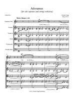 Adoramus (for solo soprano and string orchestra)