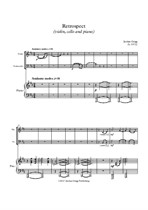 Retrospect (violin, cello and piano)