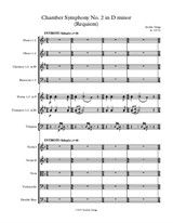 Chamber Symphony No.2 in D minor (Requiem)