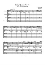 String Quartet No.26 in C sharp minor