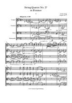 String Quartet No.27 in B minor