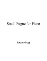 Small Fugue for Piano