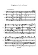 String Quartet No.10 in E minor