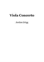 Viola Concerto (Piano reduction and viola)