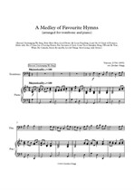A Medley of Favourite Hymns (trombone and piano)