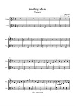 Canon in D (violin and viola)