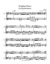 La Rejoussance (violin and viola)