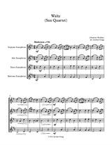 Waltz (Sax Quartet)