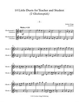 10 Little Duets for Teacher and Student (2 Glockenspiels)