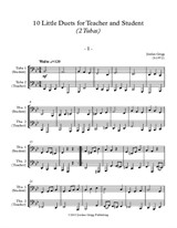 10 Little Duets for Teacher and Student (2 Tubas)