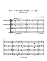 While by My Sheep I Watched at Night (brass quartet)