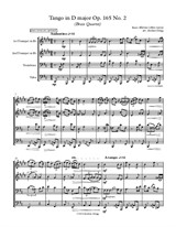 Tango in D major (Brass Quartet)