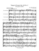 Tango in D major (Sax Quartet AATB)