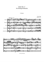Suite No.2 for String Orchestra