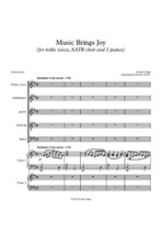 Music Brings Joy (for treble voices, SATB choir and 2 pianos)