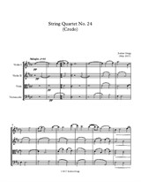String Quartet No.24 (Credo)