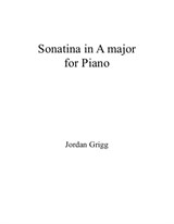 Sonatina in A major for Piano
