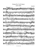 Sonata No.5 in F minor (solo viola)