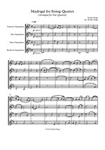 Madrigal for String Quartet (arranged for Sax Quartet)
