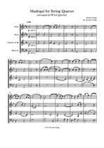 Madrigal for String Quartet (arranged for Wind Quartet)
