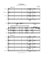 Variations (for organ, brass, strings and timpani)