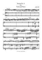 Sonata No.4 for Viola and Piano