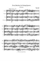 Four Sketches for String Quartet