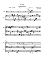Waltz (violin and piano)